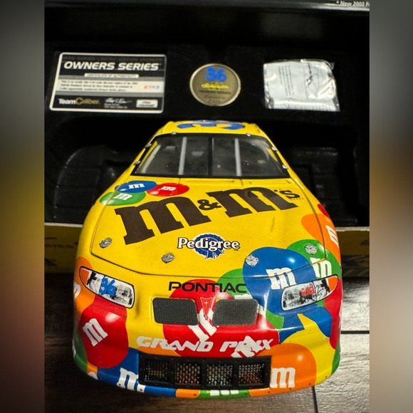 NASCAR #36 Ken Schrader M&M 2002 Pontiac Grand Prix 1 Of 2400 Diecast 1:24 Rare - Picture 5 of 16